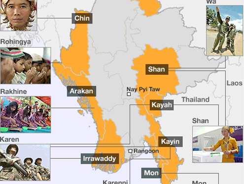 map-rohingya muslims activities