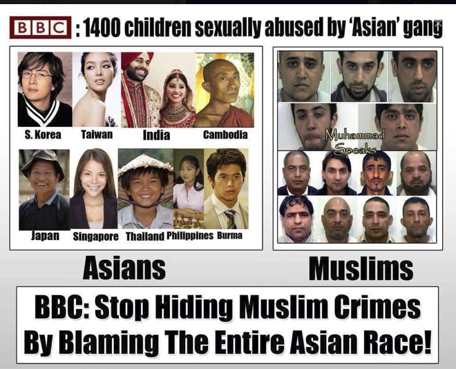 Muslim pedophiles all over thye world BBC